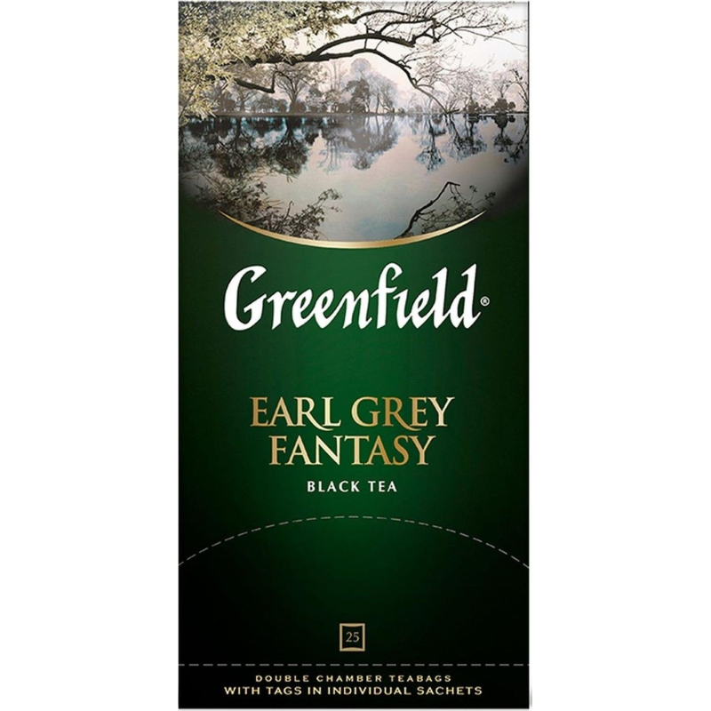 Чай Greenfield Earl Grey Fantasy черный фольгир.25пак/уп