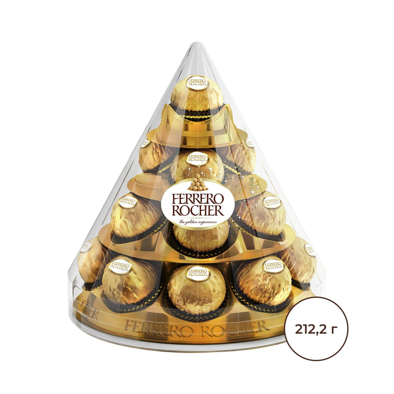 Конфеты Ferrero Rocher Конус (нг), 212,5г