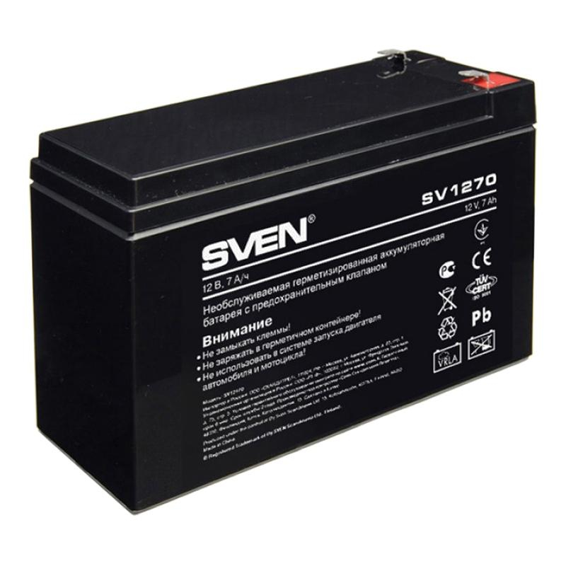 Батарея для ИБП SVEN SV 1270 (12V/7Ah) аккумуляторная