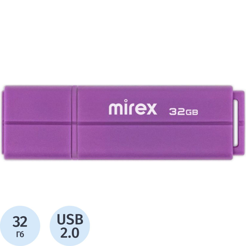 Флеш-память Mirex USB LINE VIOLET 32Gb (13600-FMULVT32 )