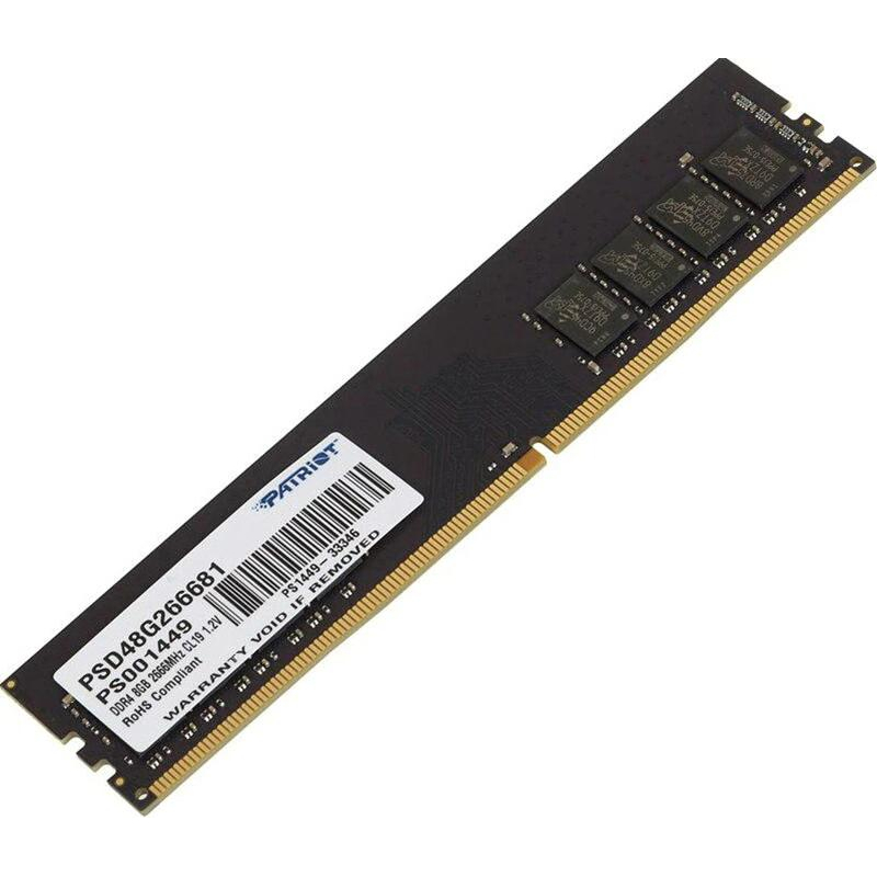 Модуль памяти Patriot DDR4 8Gb DIMM 2666МГц CL19 (PSD48G266681)